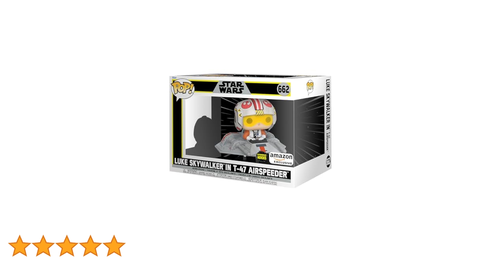 ルーク・スカイウォーカー T-47エアスピーダー 662 POP スターウォーズ Disney Star Wars Hyperspace Heroes Bobblehead Luke Skywalker